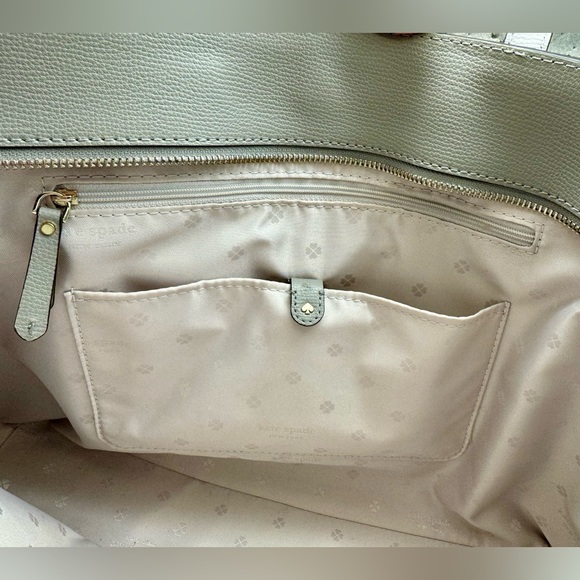 Kate Spade Molly Large Zip-Top Work Tote | Taupe - Picture 9 of 16